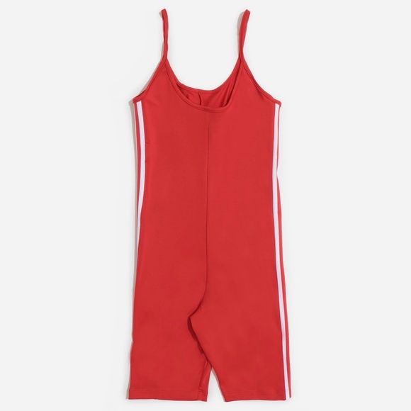 ADIDAS Originals Women’s Cycling Suit in Lush Red (NWT) - Picture 5 of 10